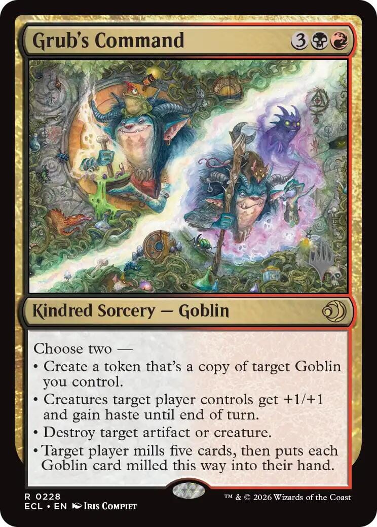 Grub's Command [Lorwyn Eclipsed Promos] MTG Single Magic: The Gathering  | Multizone: Comics And Games