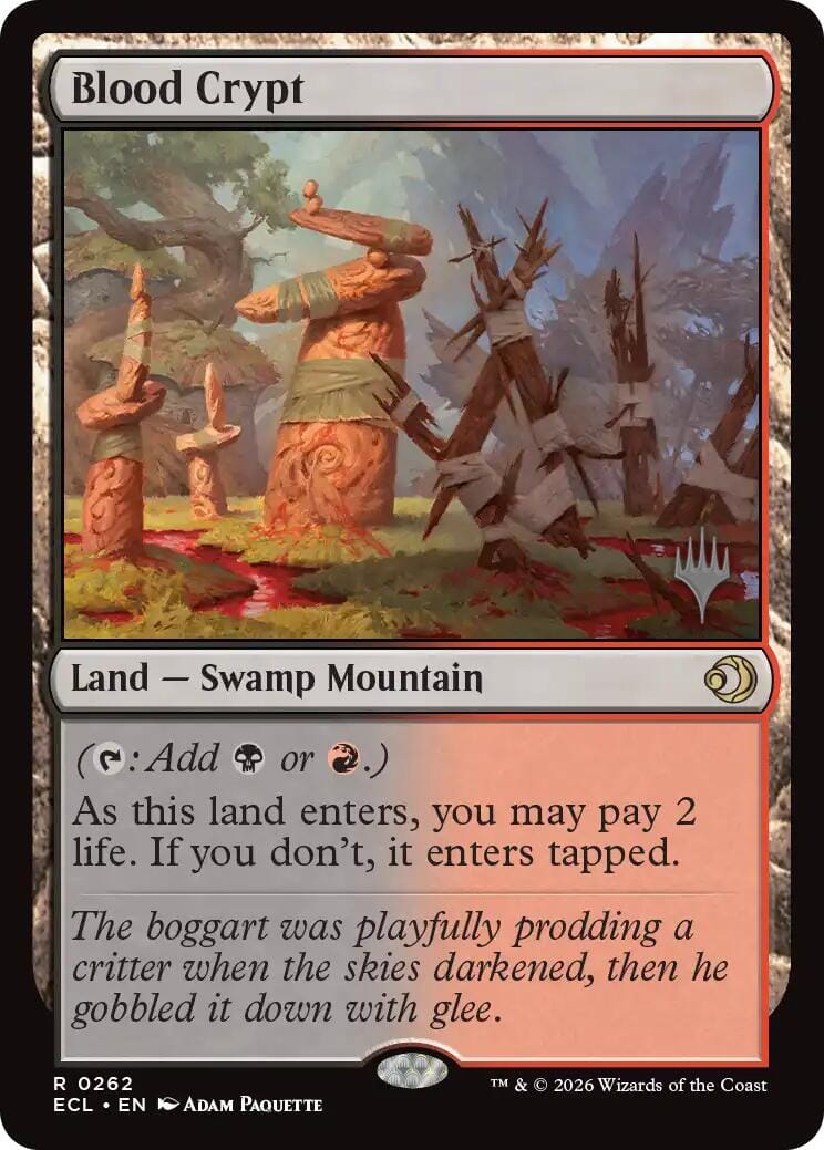 Blood Crypt [Lorwyn Eclipsed Promos] MTG Single Magic: The Gathering  | Multizone: Comics And Games