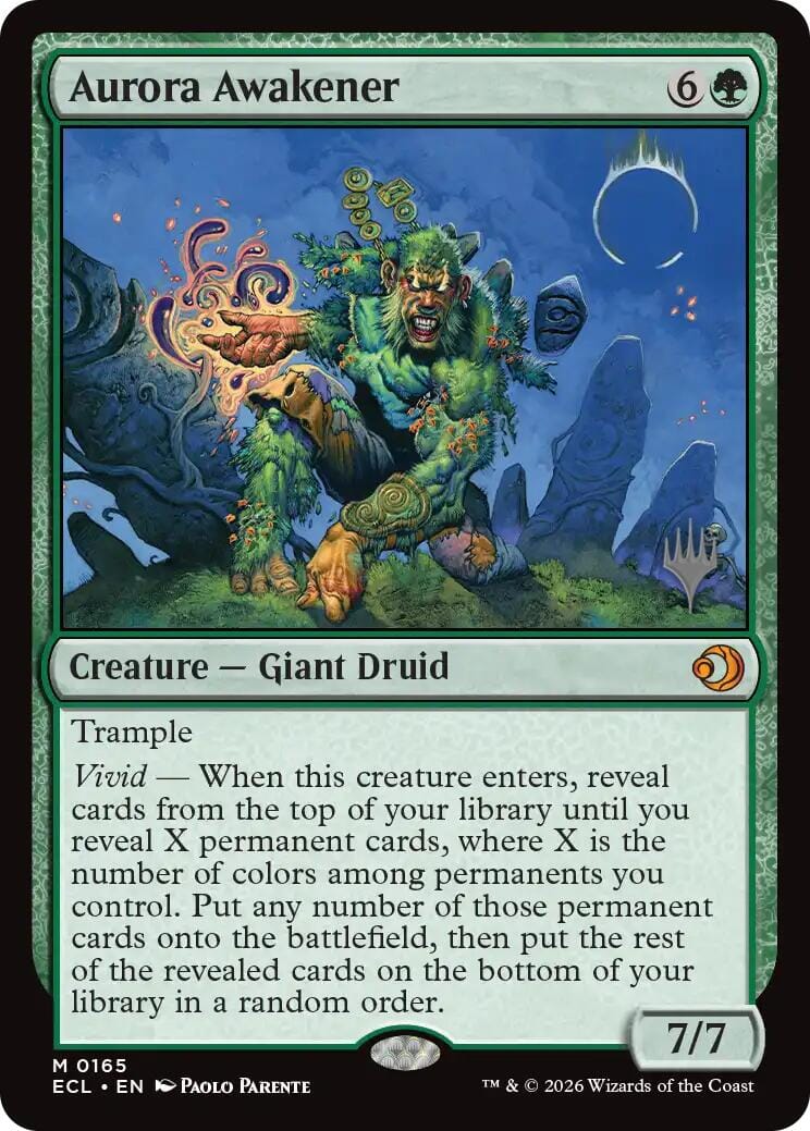 Aurora Awakener [Lorwyn Eclipsed Promos] MTG Single Magic: The Gathering  | Multizone: Comics And Games