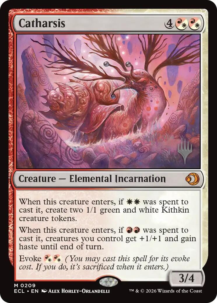 Catharsis [Lorwyn Eclipsed Promos] MTG Single Magic: The Gathering  | Multizone: Comics And Games
