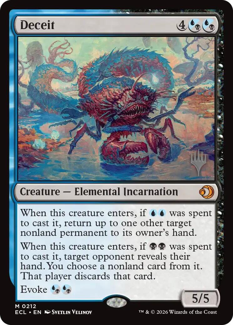 Deceit [Lorwyn Eclipsed Promos] MTG Single Magic: The Gathering  | Multizone: Comics And Games