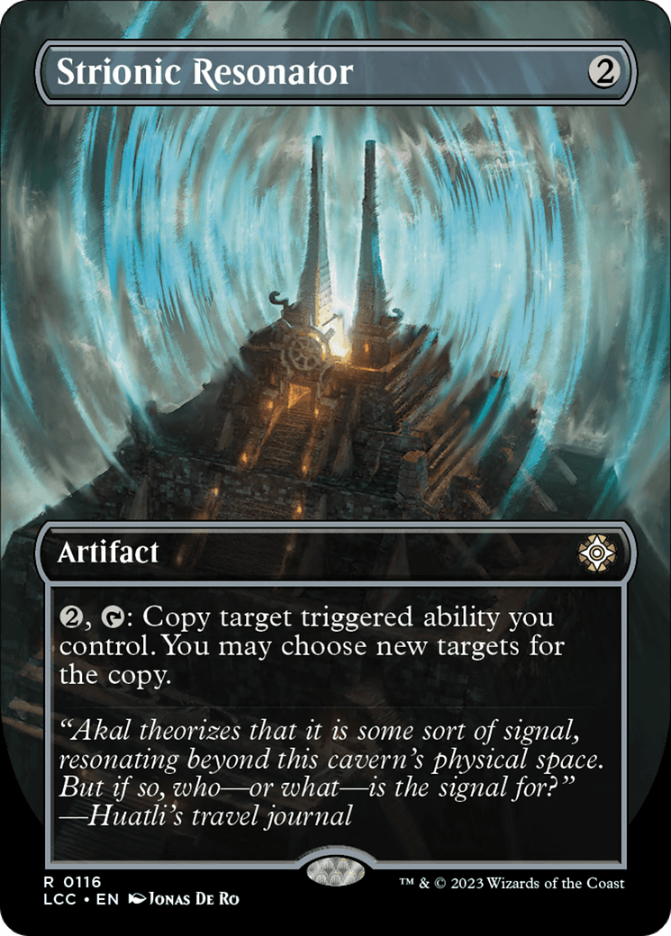Strionic Resonator (Borderless) [The Lost Caverns of Ixalan Commander] MTG Single Magic: The Gathering  | Multizone: Comics And Games