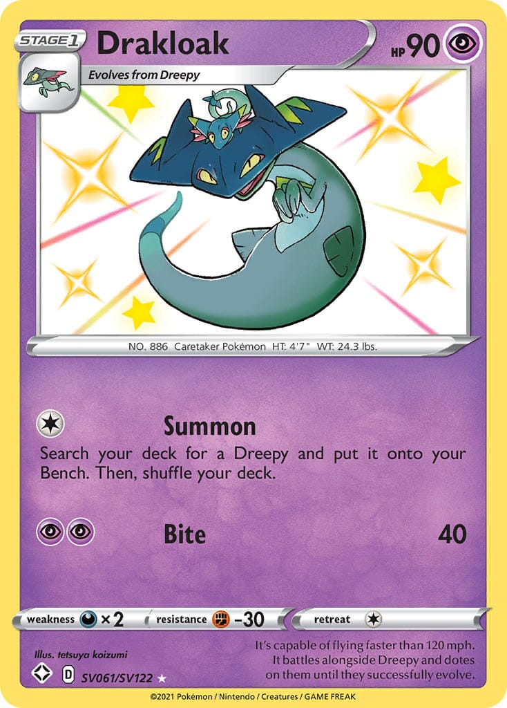 Drakloak (SV061/SV122) [Sword & Shield: Shining Fates] Pokemon Single Pokémon  | Multizone: Comics And Games