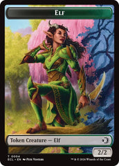 Elf // Kithkin (0007) Double-Sided Token [Lorwyn Eclipsed Tokens] MTG Single Magic: The Gathering  | Multizone: Comics And Games