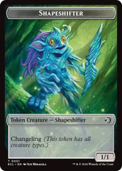 Shapeshifter // Merfolk Double-Sided Token [Lorwyn Eclipsed Tokens] MTG Single Magic: The Gathering  | Multizone: Comics And Games