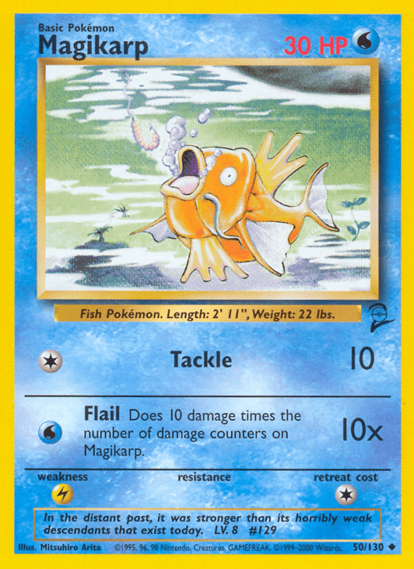 Magikarp (50/130) [Base Set 2] Pokemon Single Pokémon  | Multizone: Comics And Games