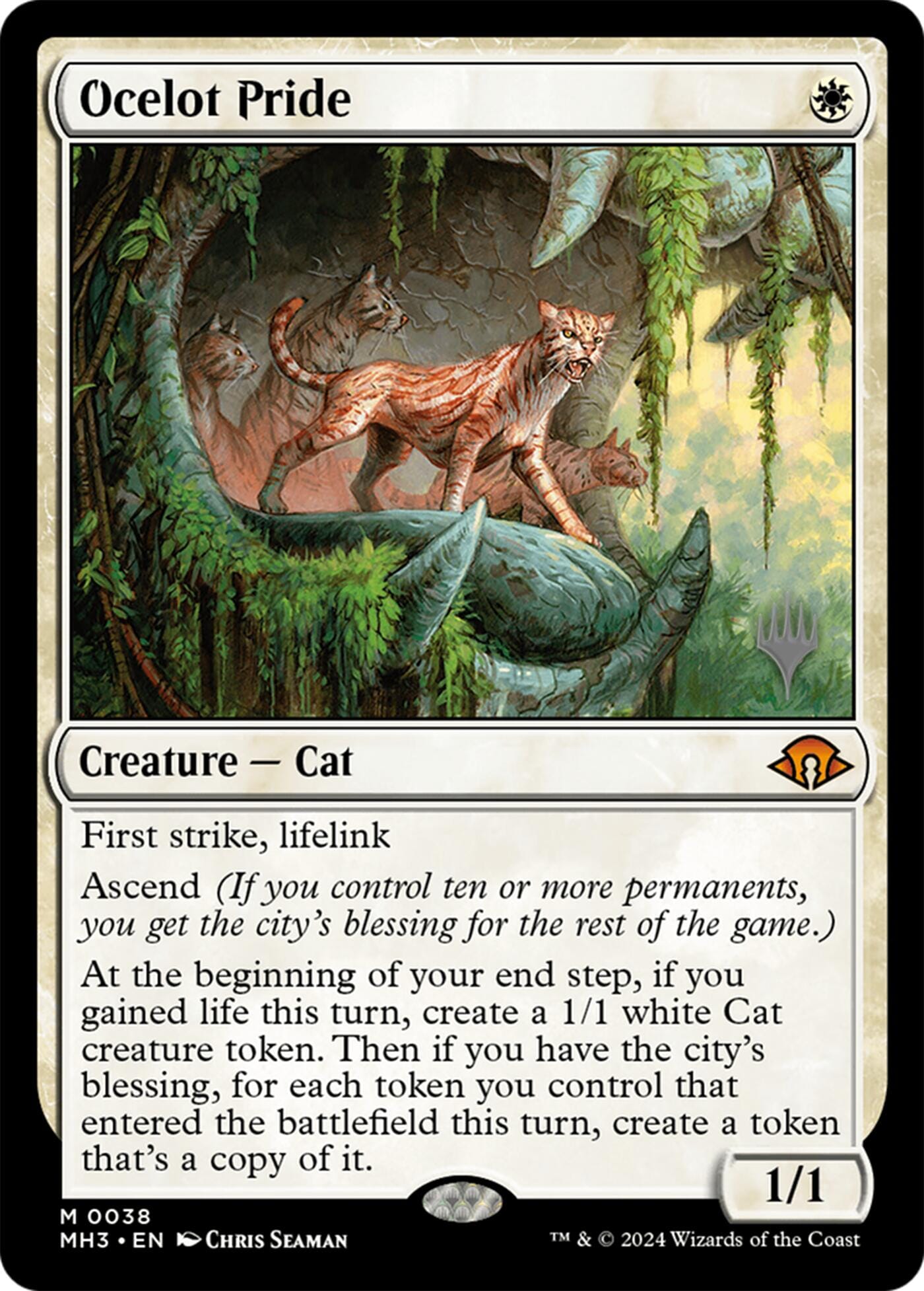 Ocelot Pride [Lorwyn Eclipsed Promos] MTG Single Magic: The Gathering  | Multizone: Comics And Games