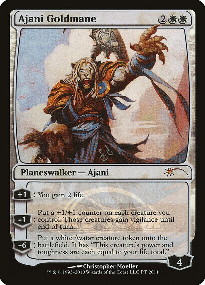 Ajani Goldmane (Pro Tour) [Pro Tour Promos] MTG Single Magic: The Gathering  | Multizone: Comics And Games