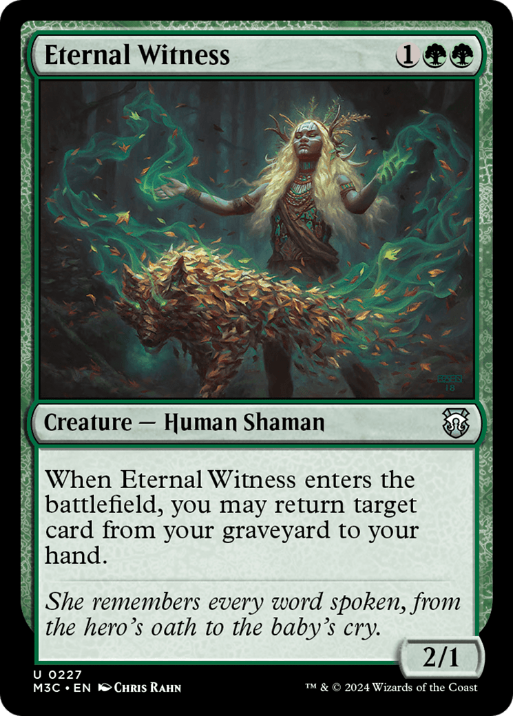 Eternal Witness [Modern Horizons 3 Commander] MTG Single Magic: The Gathering  | Multizone: Comics And Games