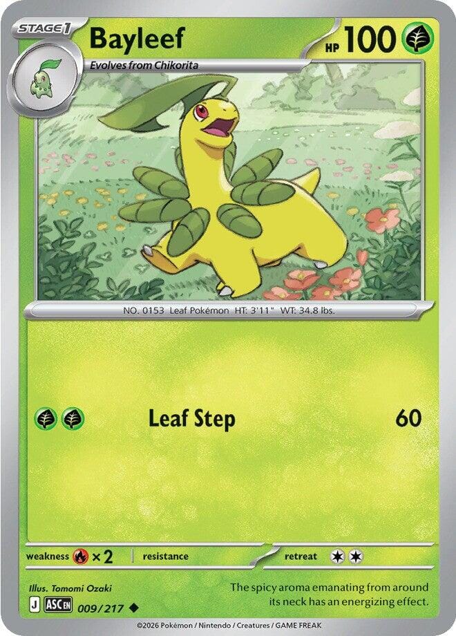 Bayleef (009/217) [Mega Evolution: Ascended Heroes] Pokemon Single Pokémon  | Multizone: Comics And Games