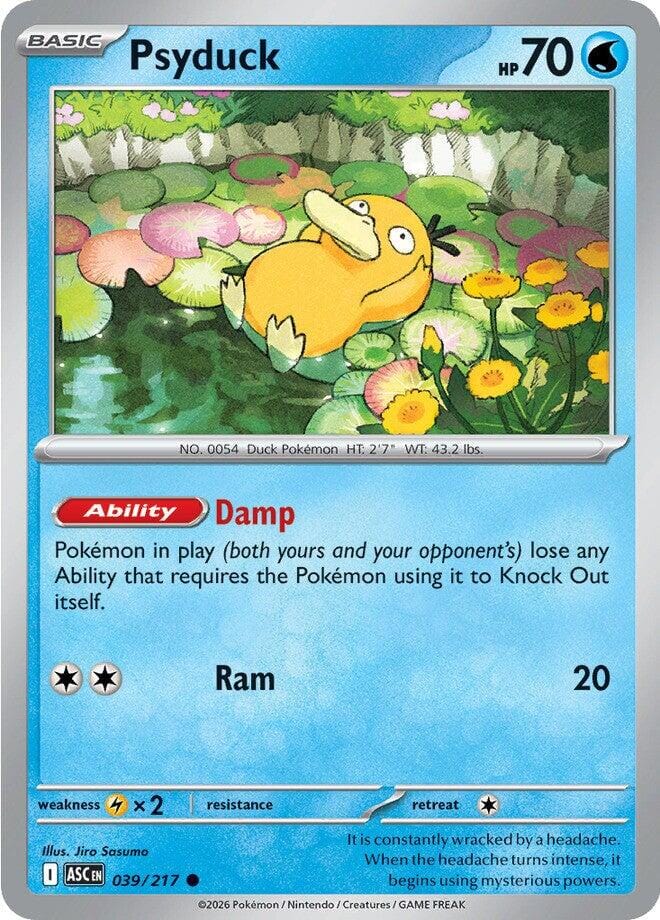 Psyduck (039/217) [Mega Evolution: Ascended Heroes] Pokemon Single Pokémon  | Multizone: Comics And Games