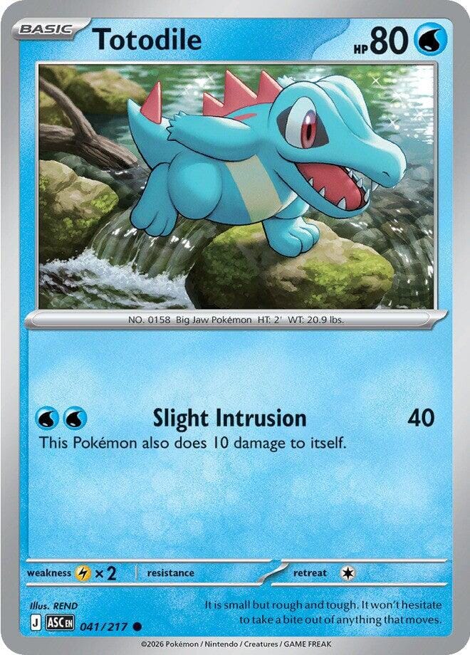 Totodile (041/217) [Mega Evolution: Ascended Heroes] Pokemon Single Pokémon  | Multizone: Comics And Games