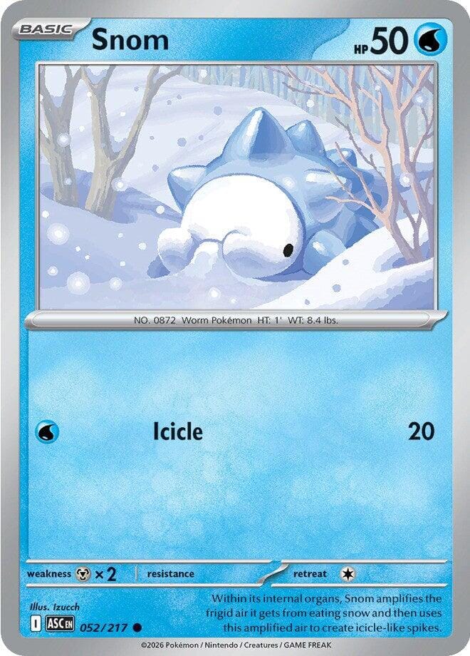 Snom (052/217) [Mega Evolution: Ascended Heroes] Pokemon Single Pokémon  | Multizone: Comics And Games
