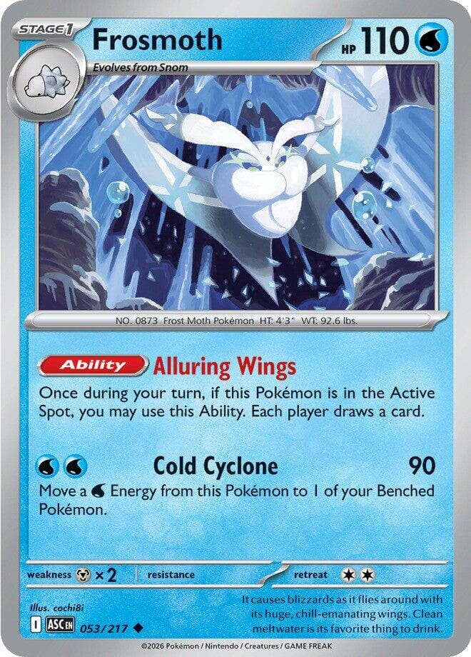 Frosmoth (053/217) [Mega Evolution: Ascended Heroes] Pokemon Single Pokémon  | Multizone: Comics And Games