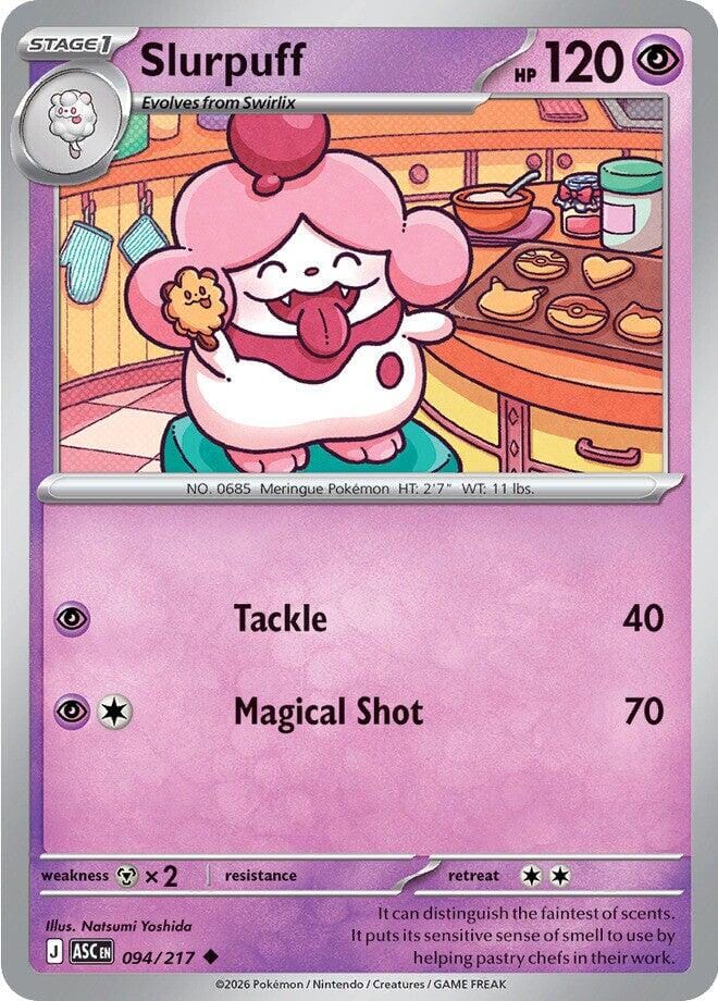 Slurpuff (094/217) [Mega Evolution: Ascended Heroes] Pokemon Single Pokémon  | Multizone: Comics And Games