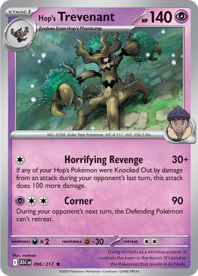 Hop's Trevenant (096/217) [Mega Evolution: Ascended Heroes] Pokemon Single Pokémon  | Multizone: Comics And Games