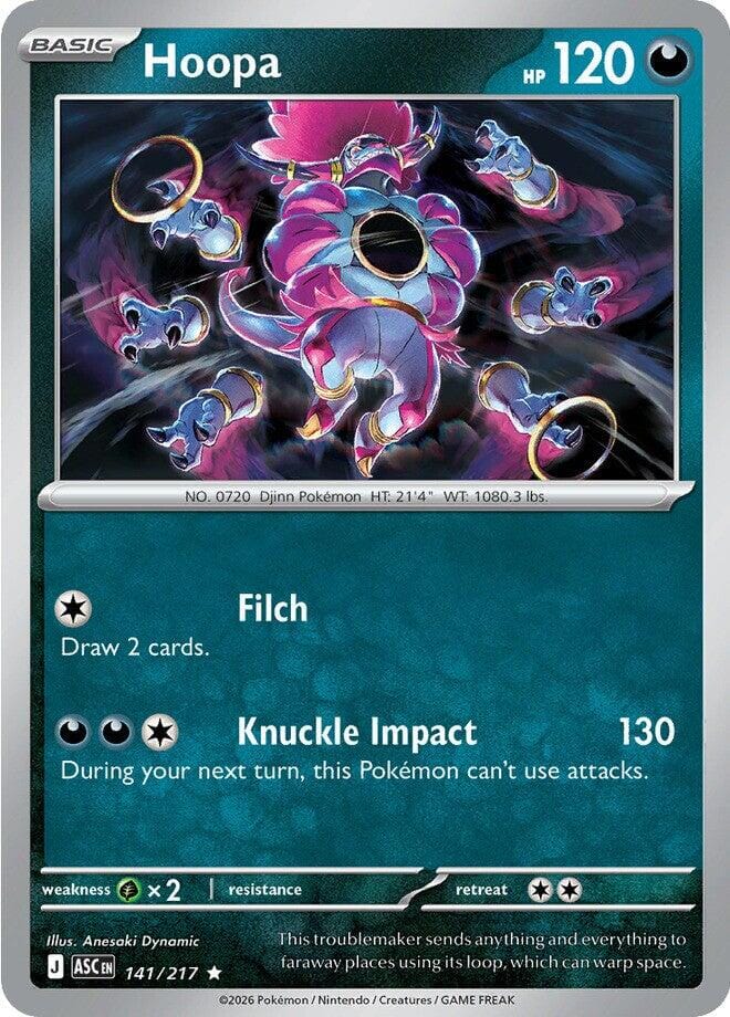 Hoopa (141/217) [Mega Evolution: Ascended Heroes] Pokemon Single Pokémon  | Multizone: Comics And Games