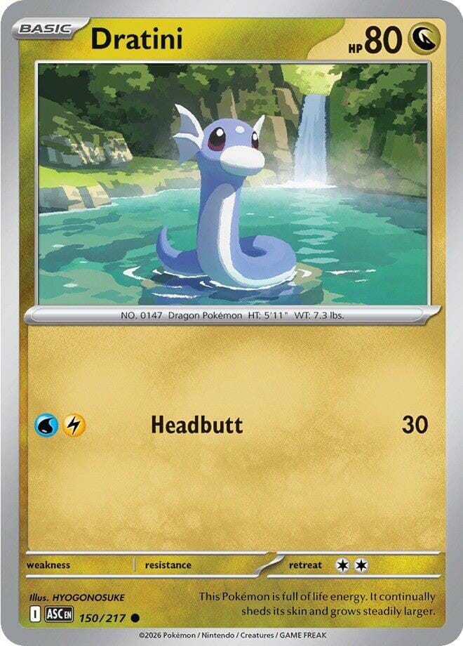 Dratini (150/217) [Mega Evolution: Ascended Heroes] Pokemon Single Pokémon  | Multizone: Comics And Games
