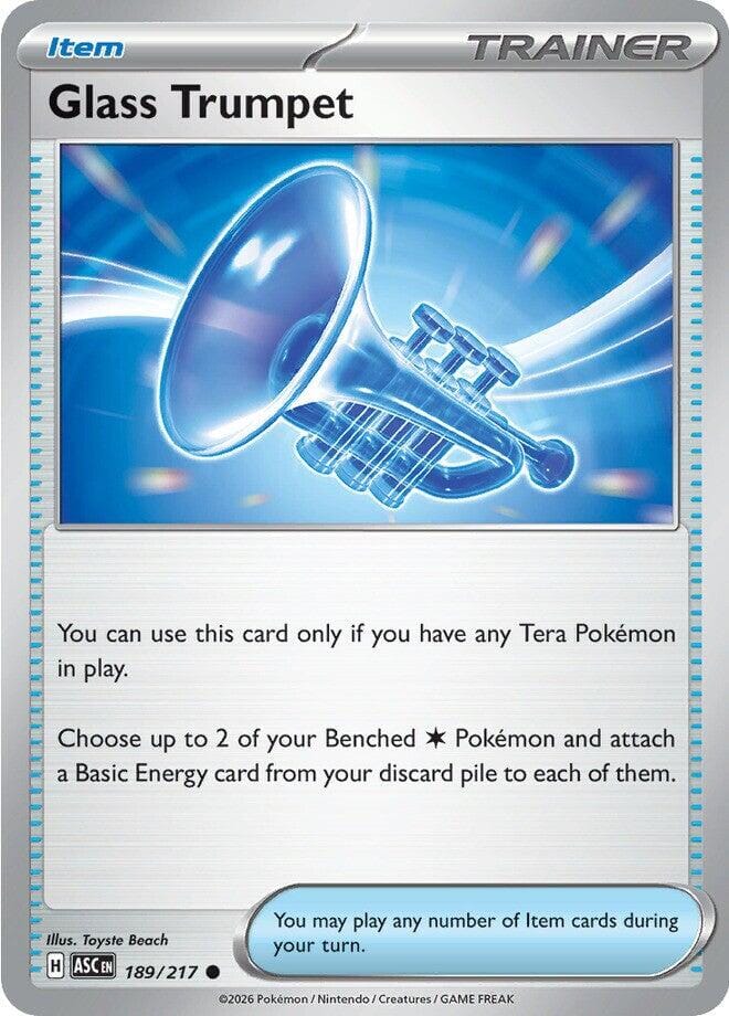 Glass Trumpet (189/217) [Mega Evolution: Ascended Heroes] Pokemon Single Pokémon  | Multizone: Comics And Games