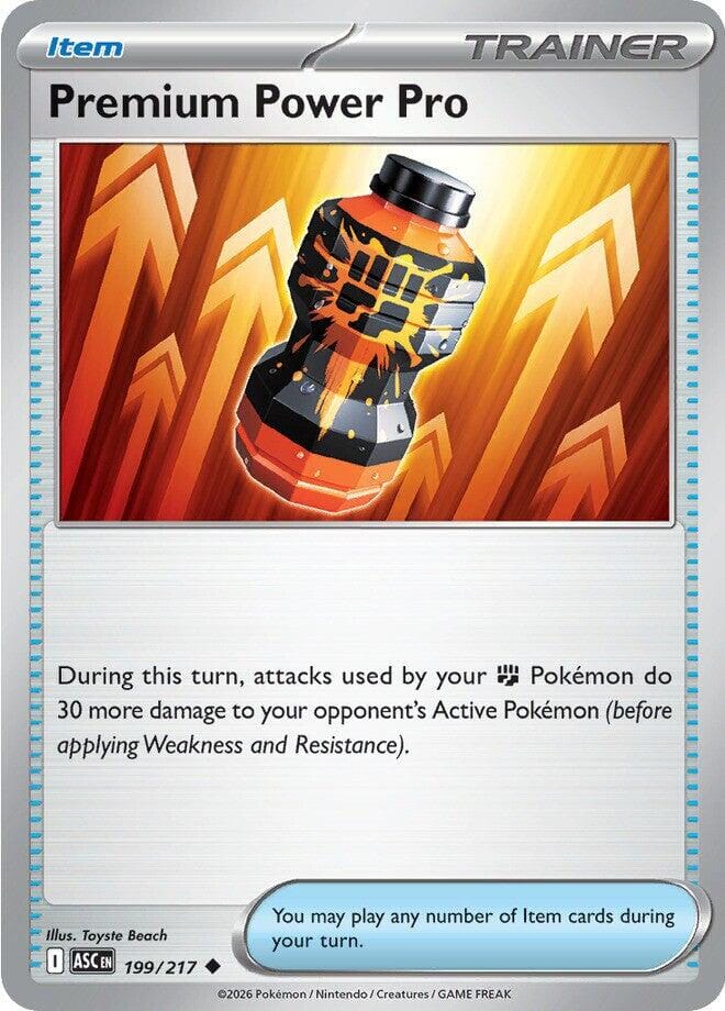 Premium Power Pro (199/217) [Mega Evolution: Ascended Heroes] Pokemon Single Pokémon  | Multizone: Comics And Games