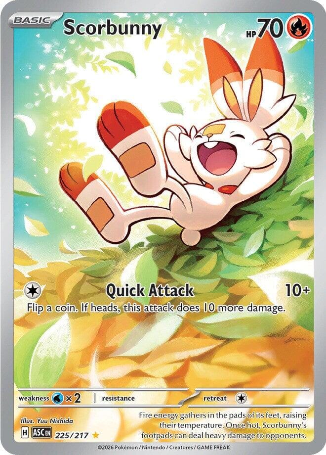 Scorbunny (225/217) [Mega Evolution: Ascended Heroes] Pokemon Single Pokémon  | Multizone: Comics And Games