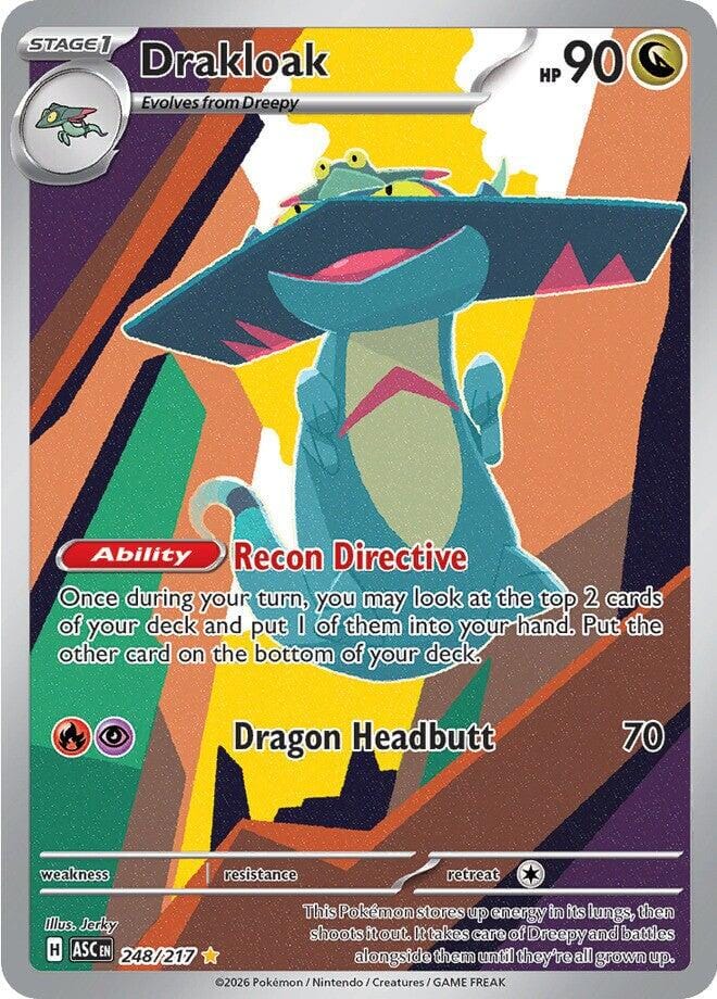 Drakloak (248/217) [Mega Evolution: Ascended Heroes] Pokemon Single Pokémon  | Multizone: Comics And Games