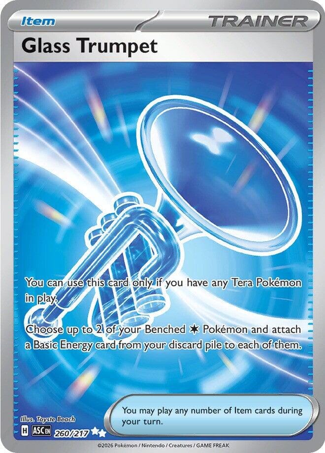 Glass Trumpet (260/217) [Mega Evolution: Ascended Heroes] Pokemon Single Pokémon  | Multizone: Comics And Games