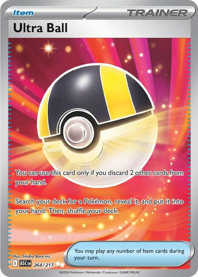 Ultra Ball (264/217) [Mega Evolution: Ascended Heroes] Pokemon Single Pokémon  | Multizone: Comics And Games