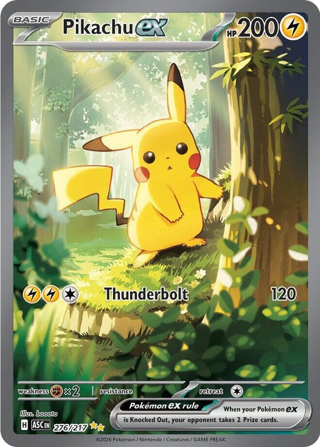 Pikachu ex (276/217) [Mega Evolution: Ascended Heroes] Pokemon Single Pokémon  | Multizone: Comics And Games