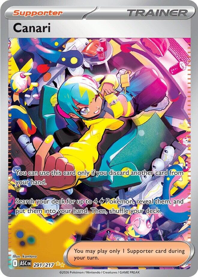 Canari (291/217) [Mega Evolution: Ascended Heroes] Pokemon Single Pokémon  | Multizone: Comics And Games