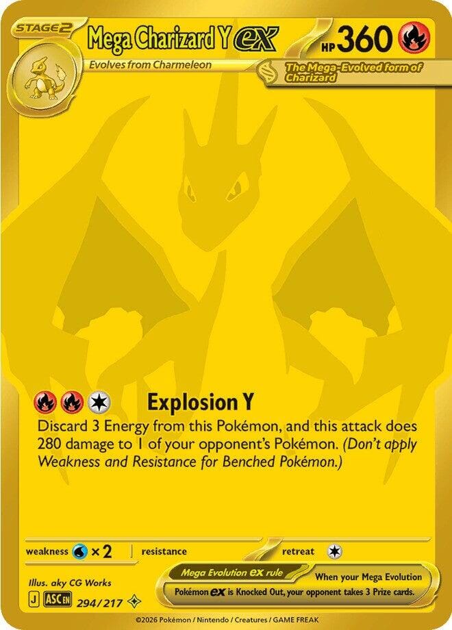 Mega Charizard Y ex (294/217) [Mega Evolution: Ascended Heroes] Pokemon Single Pokémon  | Multizone: Comics And Games