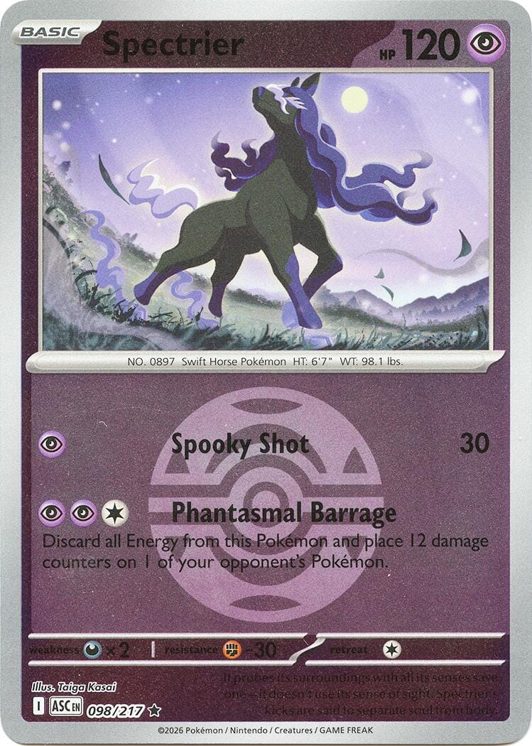 Spectrier (098/217) (Dusk Ball) [Mega Evolution: Ascended Heroes] Pokemon Single Pokémon  | Multizone: Comics And Games