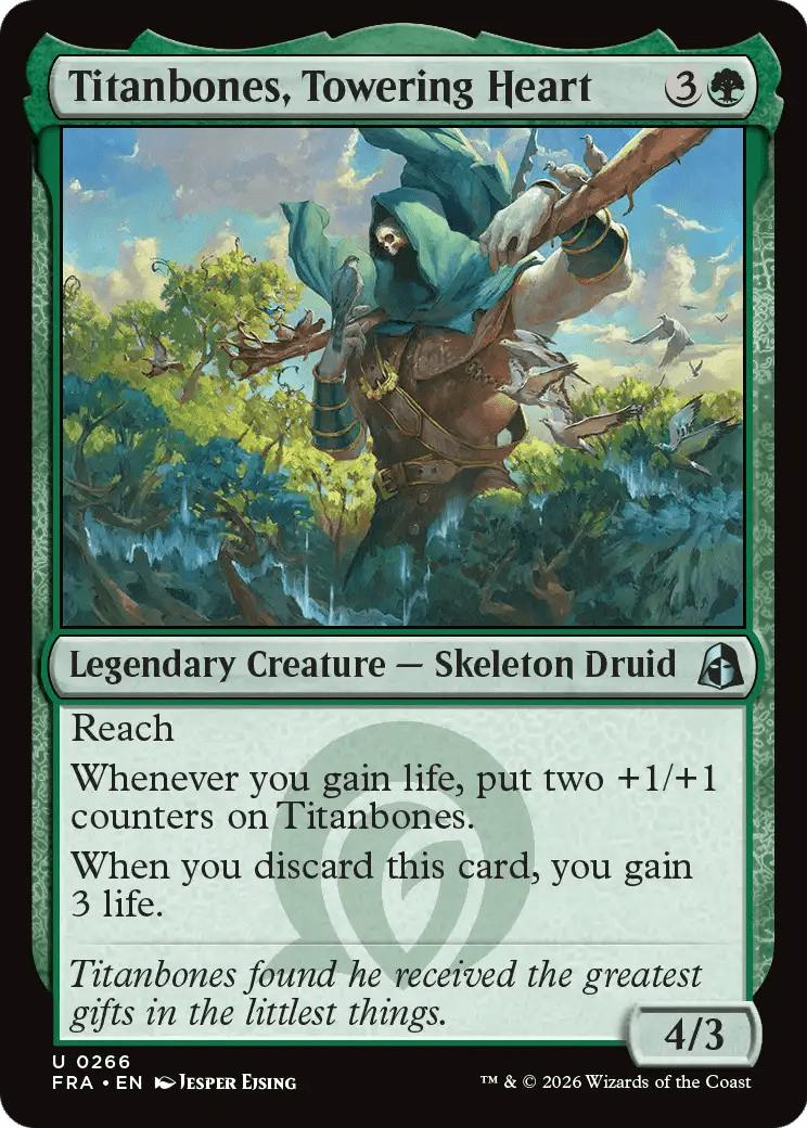 Titanbones, Towering Heart [Reality Fracture] MTG Single Magic: The Gathering  | Multizone: Comics And Games