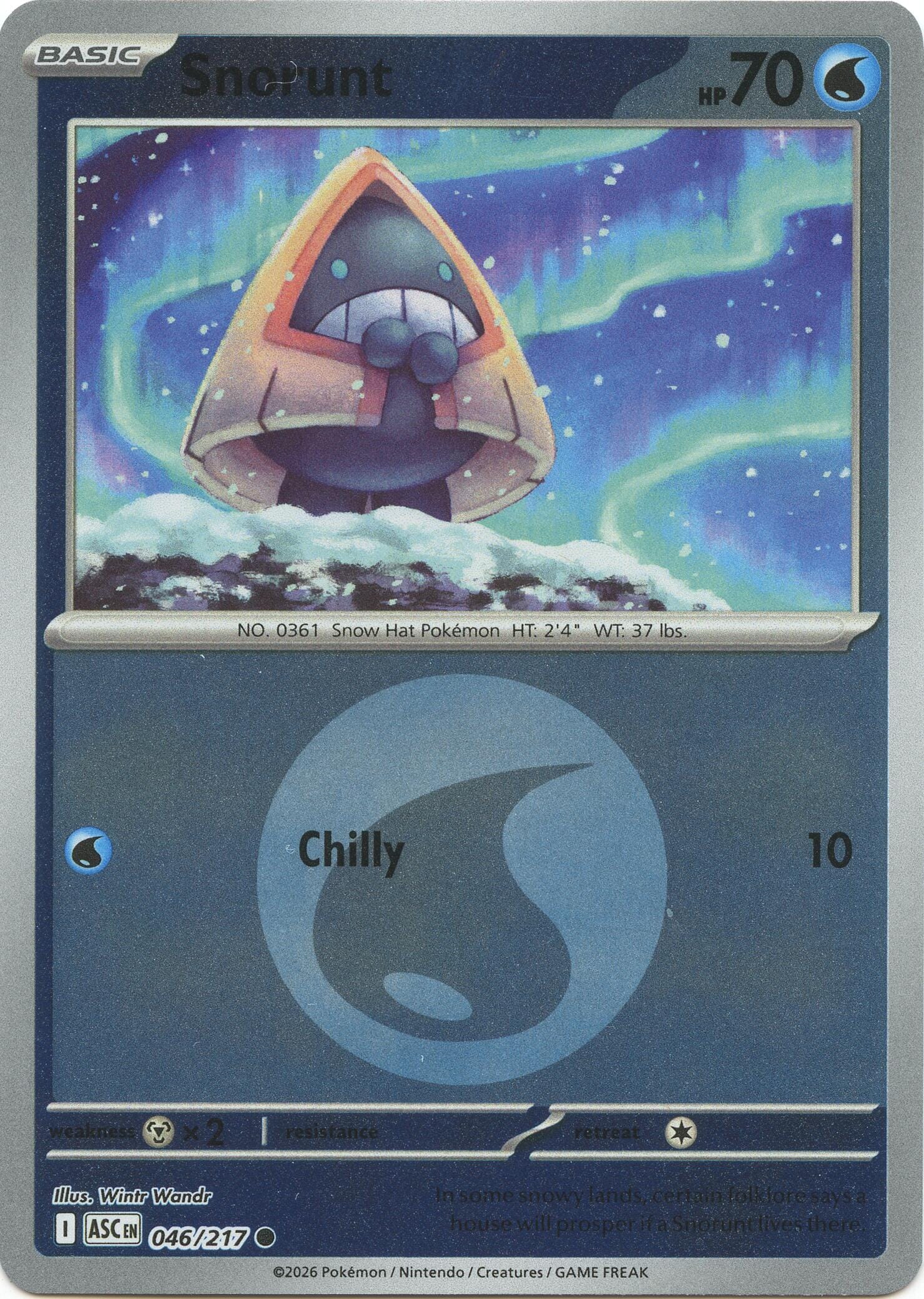 Snorunt (046/217) (Energy Symbol Pattern) [Mega Evolution: Ascended Heroes] Pokemon Single Pokémon  | Multizone: Comics And Games