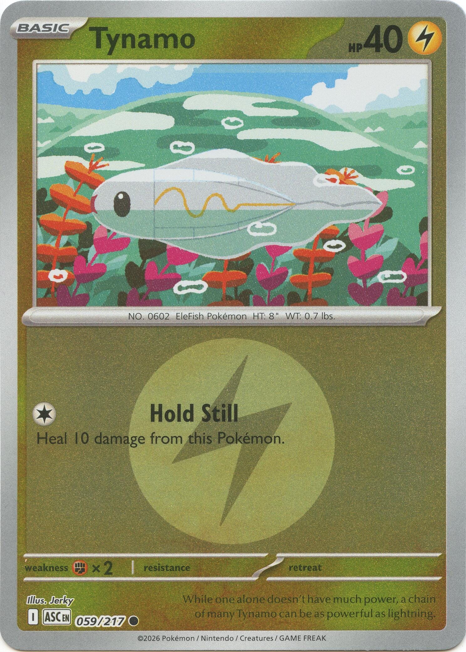Tynamo (059/217) (Energy Symbol Pattern) [Mega Evolution: Ascended Heroes] Pokemon Single Pokémon  | Multizone: Comics And Games