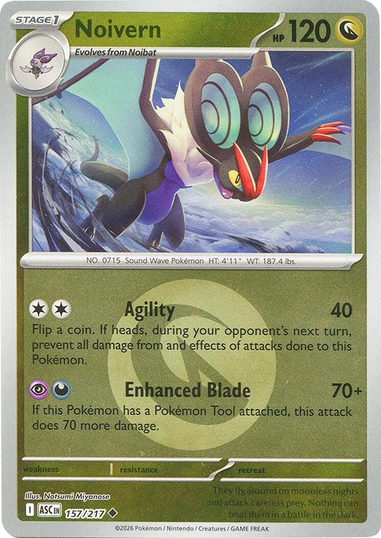 Noivern (157/217) (Energy Symbol Pattern) [Mega Evolution: Ascended Heroes] Pokemon Single Pokémon  | Multizone: Comics And Games