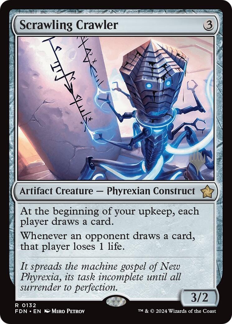 Scrawling Crawler [Lorwyn Eclipsed Promos] MTG Single Magic: The Gathering  | Multizone: Comics And Games