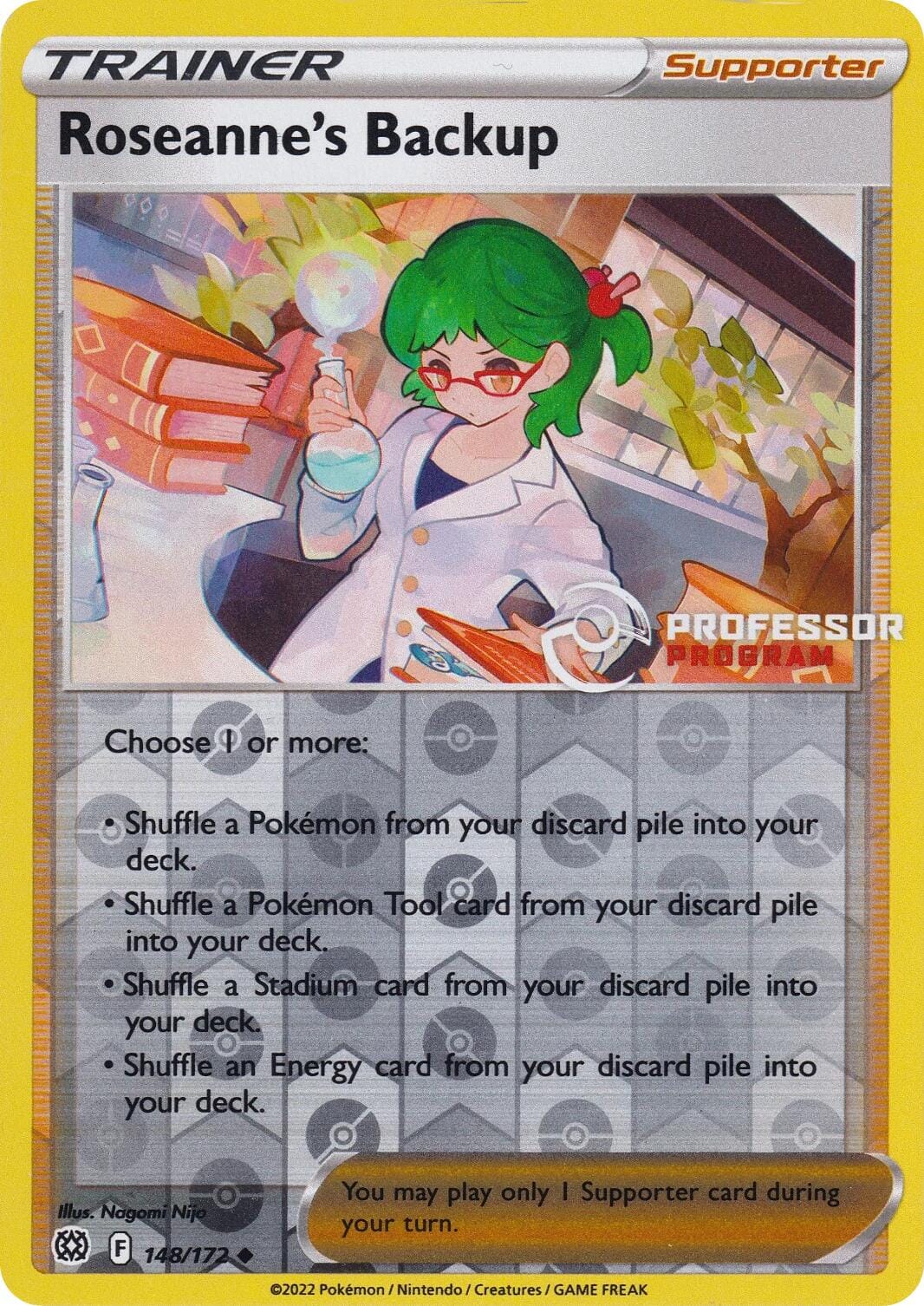 Roseanne's Backup (148/172) [Professor Program Promos] Pokemon Single Pokémon  | Multizone: Comics And Games