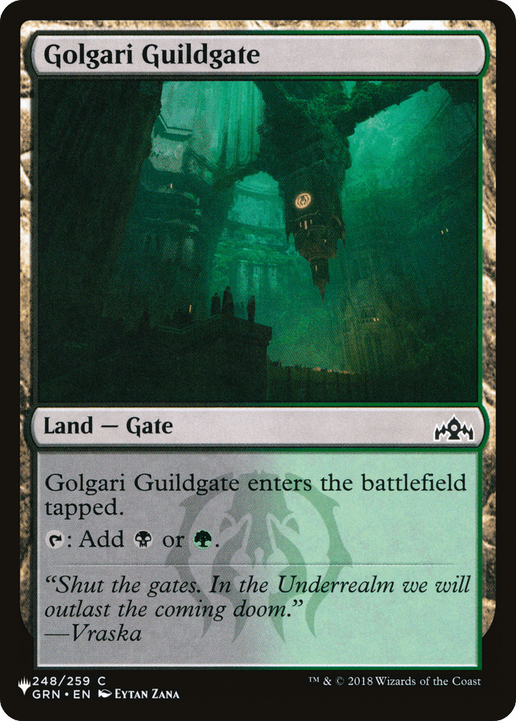 Golgari Guildgate [The List] MTG Single Magic: The Gathering  | Multizone: Comics And Games