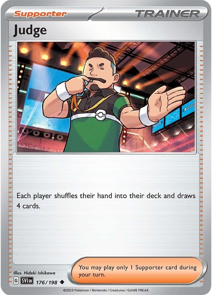 Judge (176/198) [Scarlet & Violet: Base Set] Pokemon Single Pokémon  | Multizone: Comics And Games