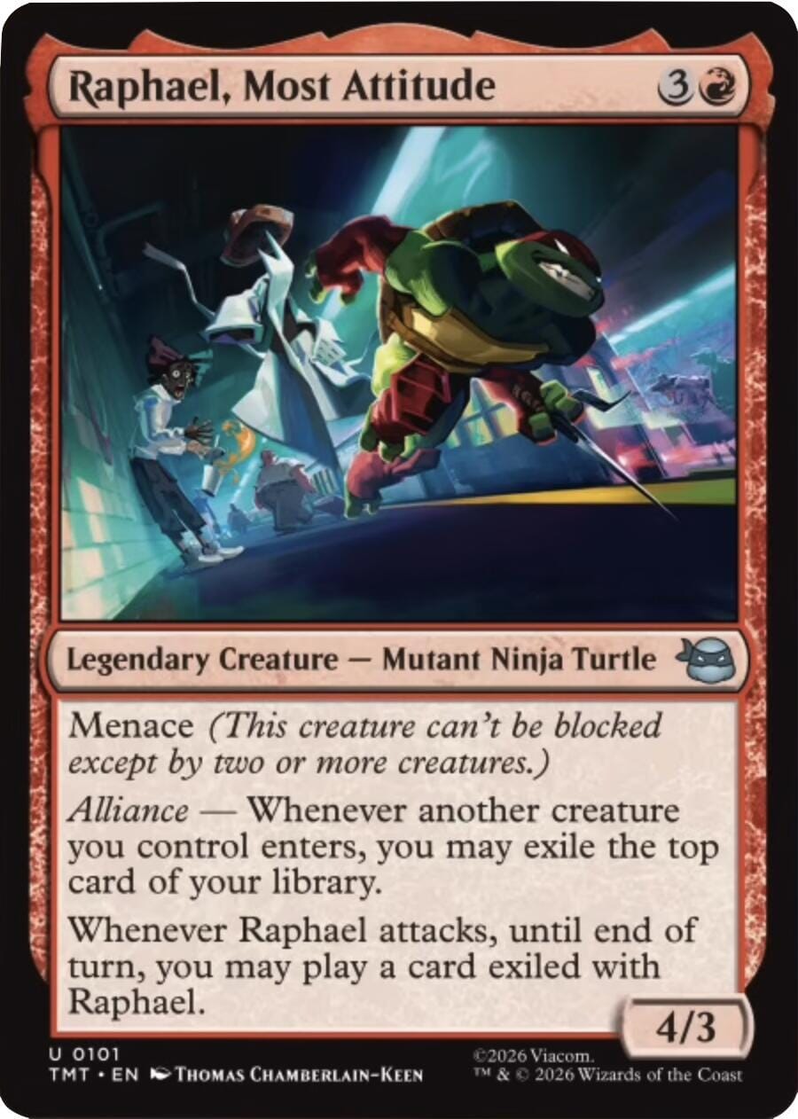 Raphael, Most Attitude [Teenage Mutant Ninja Turtles] MTG Single Magic: The Gathering  | Multizone: Comics And Games