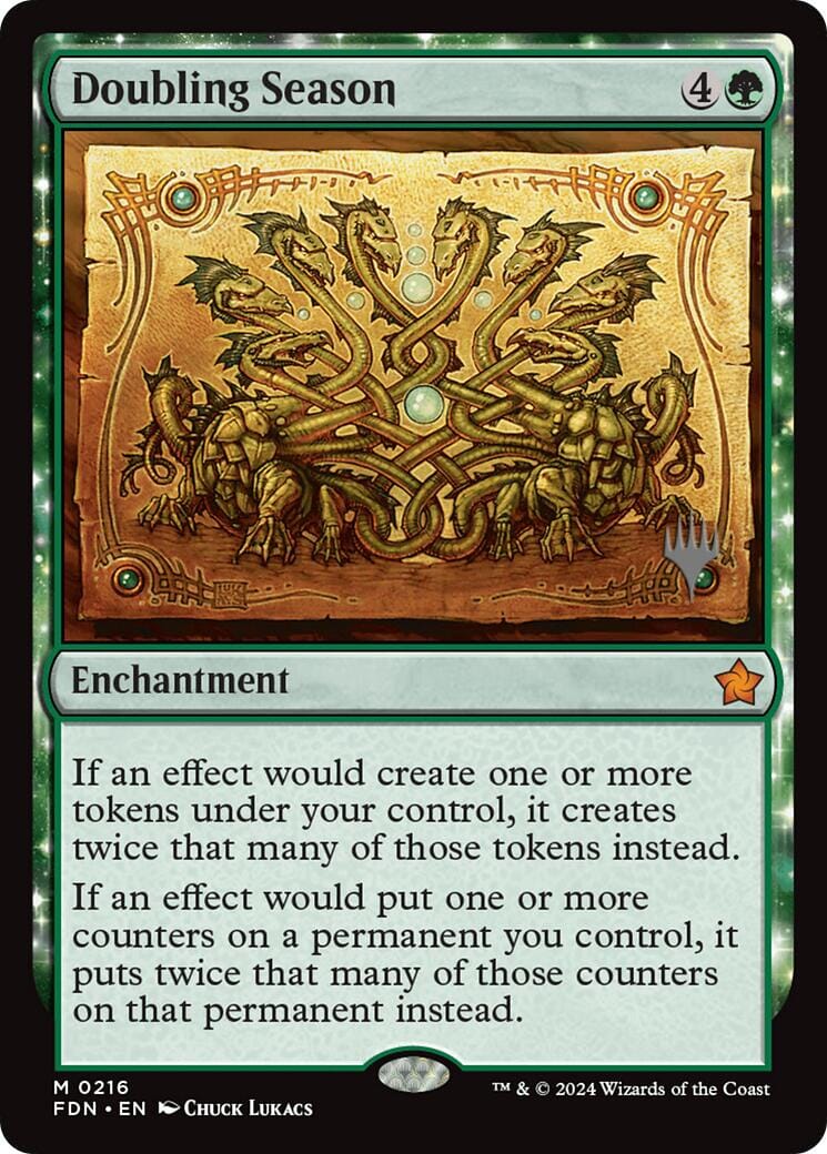 Doubling Season [Foundations Promos] MTG Single Magic: The Gathering  | Multizone: Comics And Games