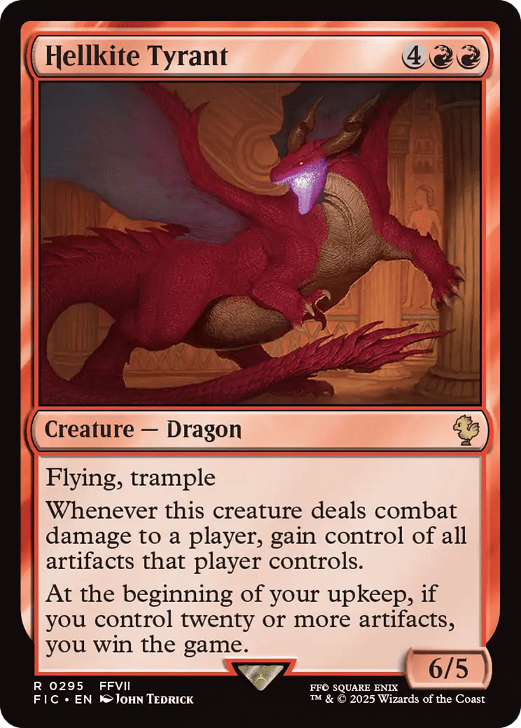 Hellkite Tyrant [FINAL FANTASY Commander] MTG Single Magic: The Gathering  | Multizone: Comics And Games