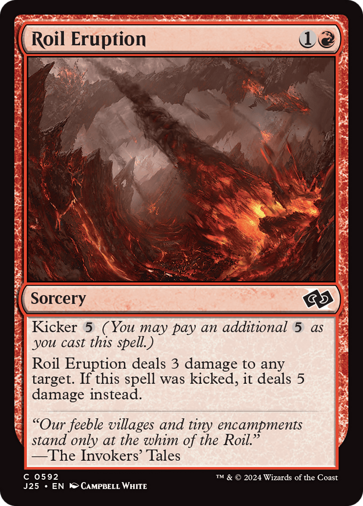 Roil Eruption [Foundations Jumpstart] MTG Single Magic: The Gathering  | Multizone: Comics And Games