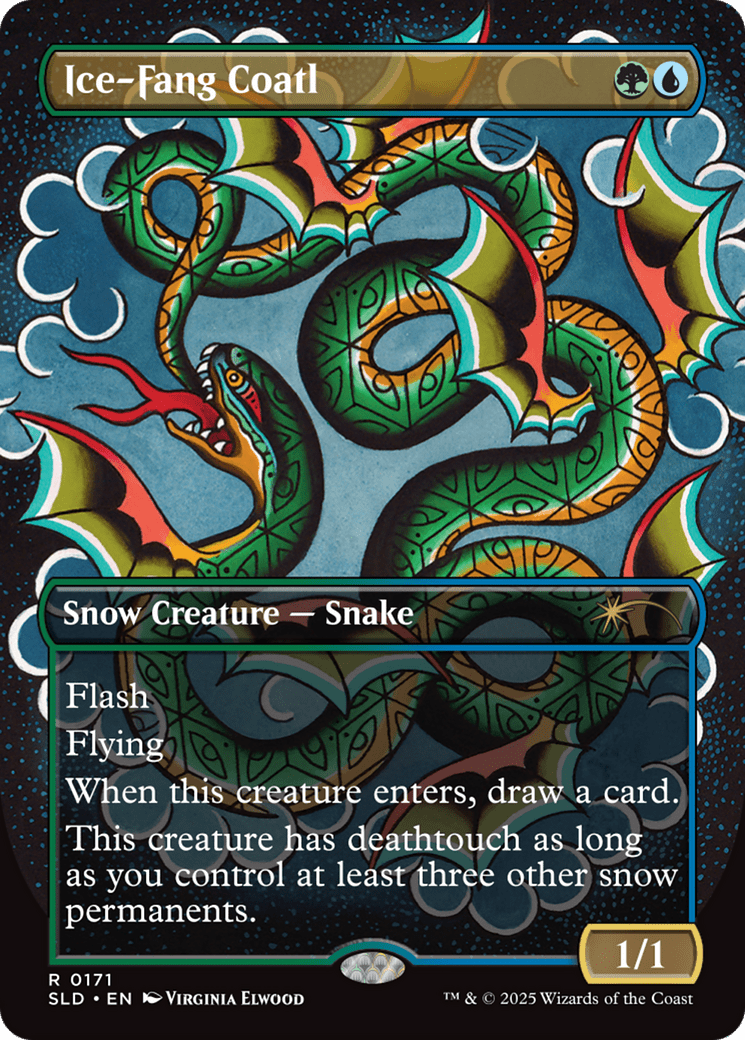 Ice-Fang Coatl (0171) [Secret Lair Drop Series] MTG Single Magic: The Gathering  | Multizone: Comics And Games