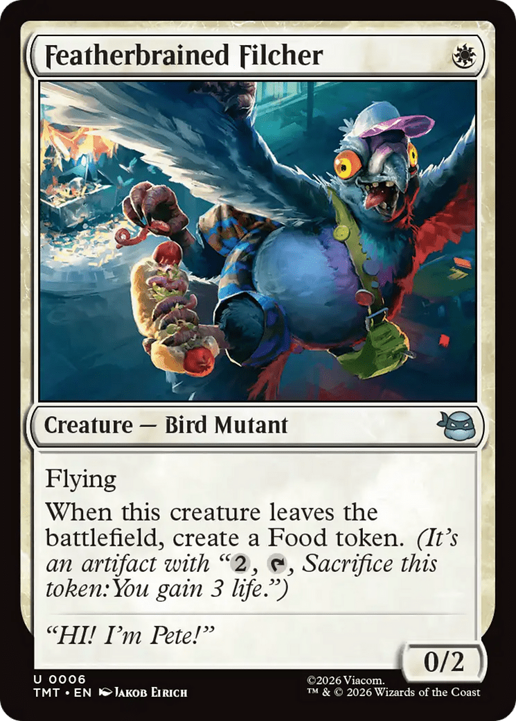 Featherbrained Filcher [Teenage Mutant Ninja Turtles] MTG Single Magic: The Gathering  | Multizone: Comics And Games