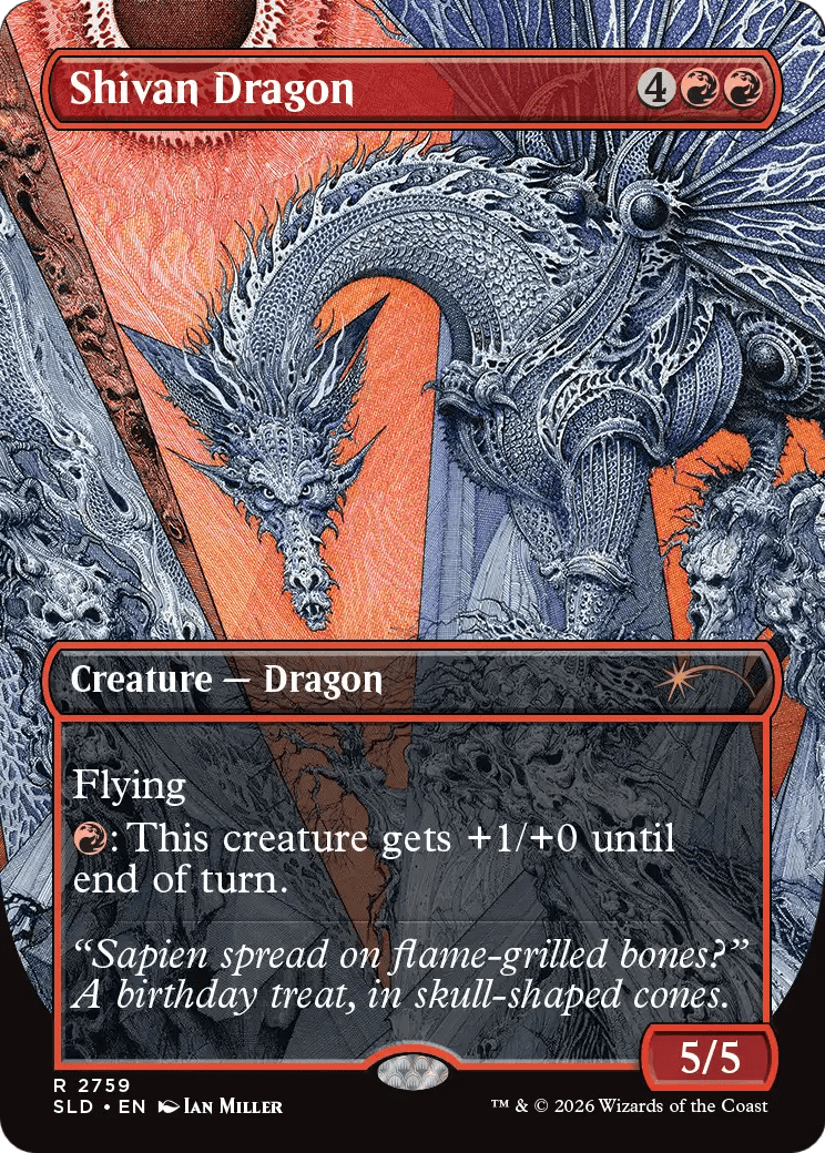 Shivan Dragon (2759) [Secret Lair Drop Series] | Multizone: Comics And Games