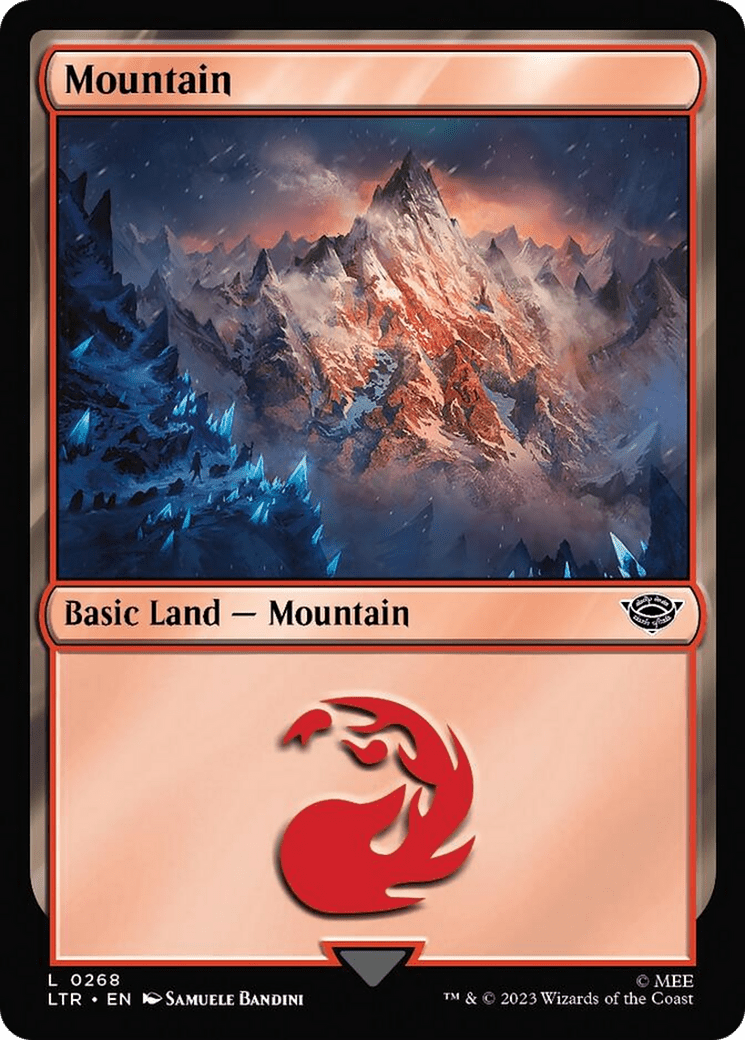 Mountain (268) [The Lord of the Rings: Tales of Middle-Earth] MTG Single Magic: The Gathering  | Multizone: Comics And Games