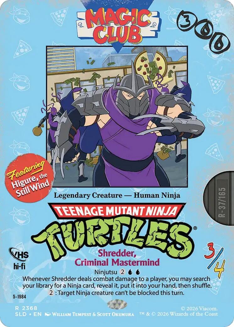 Shredder, Criminal Mastermind - Higure, the Still Wind [Secret Lair Drop Series] MTG Single Magic: The Gathering  | Multizone: Comics And Games