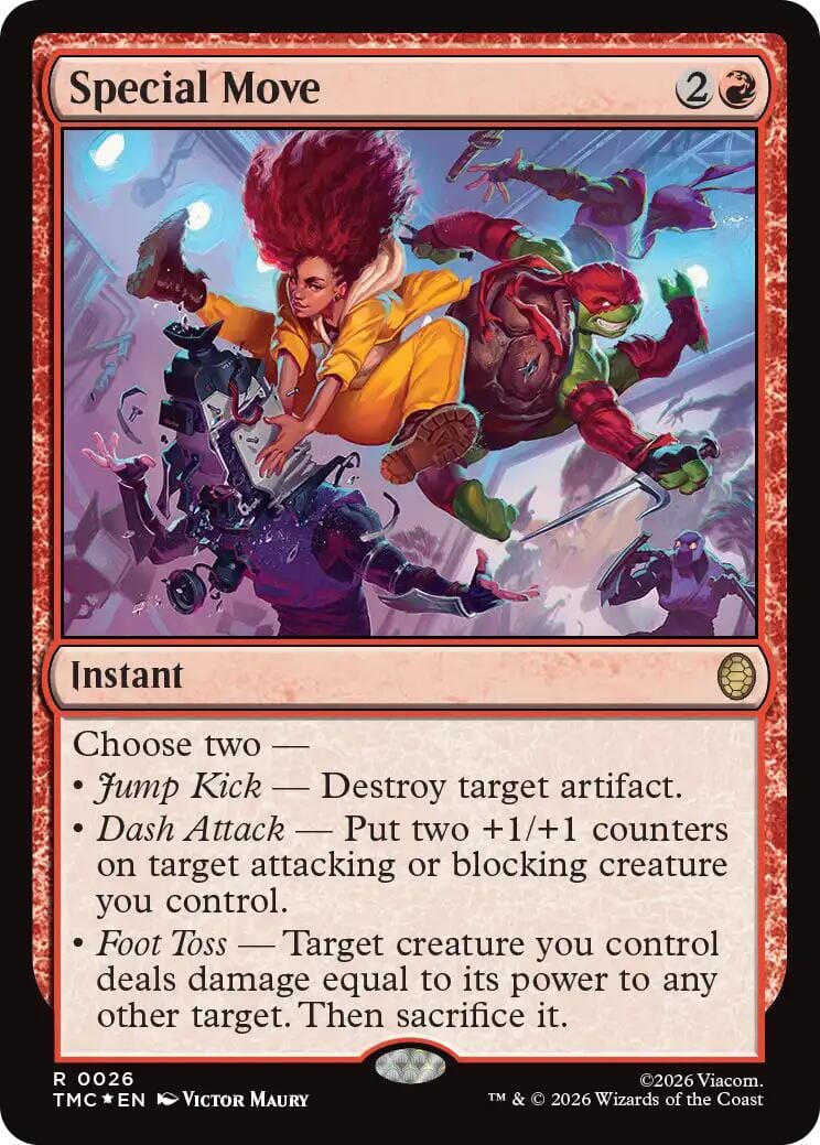 Special Move (Surge Foil) [Teenage Mutant Ninja Turtles Commander] MTG Single Magic: The Gathering  | Multizone: Comics And Games
